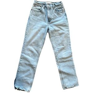 ABERCROMBIE & FITCH 90s Ultra High Rise Straight Jeans